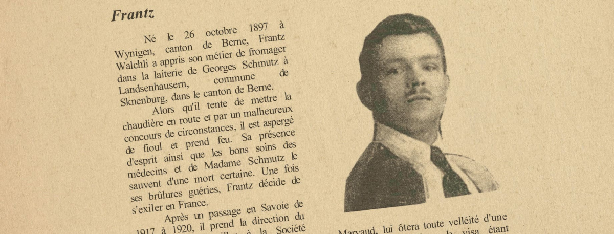 L’arrivée de Franz Wälchli en France